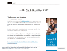 Tablet Screenshot of moderndoomsdaycult.com